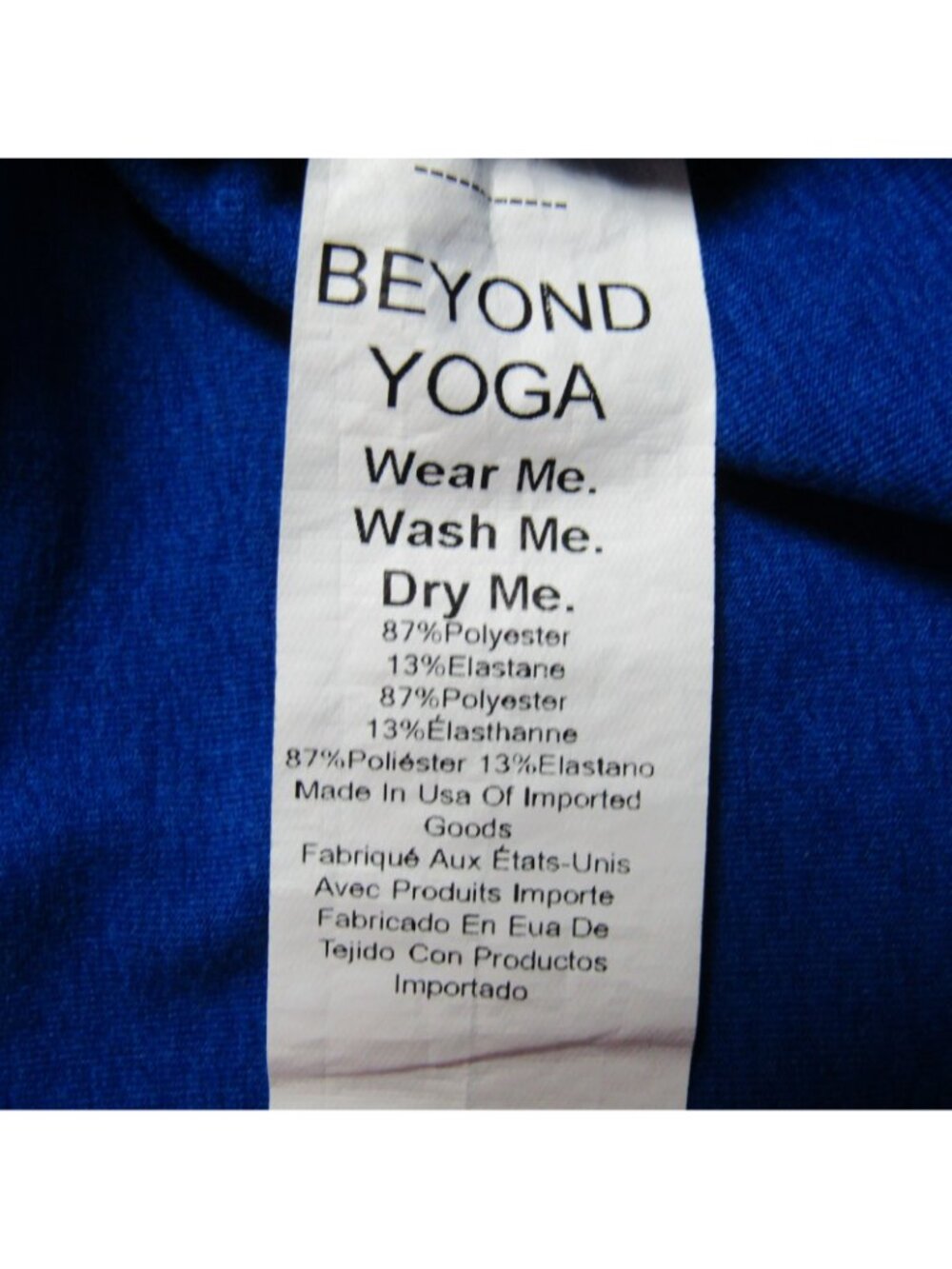 Beyond Yoga Lot of 3 Spacedye High Waist Pocket Leggings Womens Size Large Blue - Picture 6 of 16
